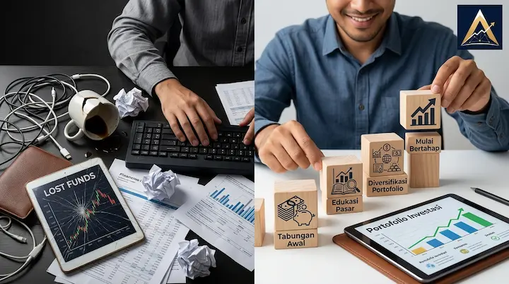 Mengapa Banyak Orang Gagal Saat Mulai Belajar Investasi Pemula Berikut Langkah Praktis Mulai Belajar Investasi Pemula dari Nol - AM Investment Summit